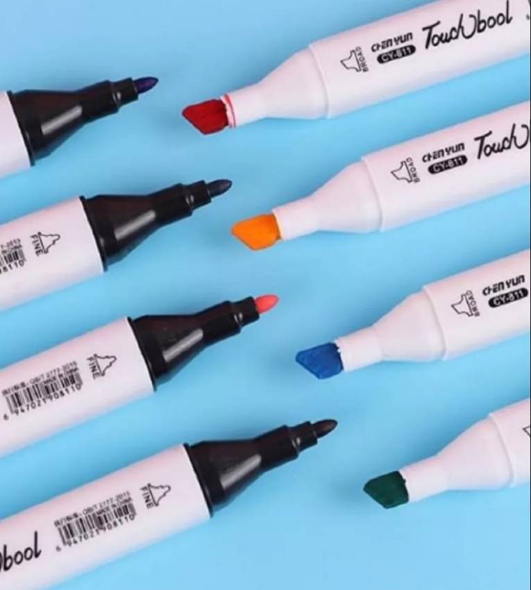 Marqueurs Touch Marker Couleurs vibrantes et séchage rapide pour un dessin et design professionnels